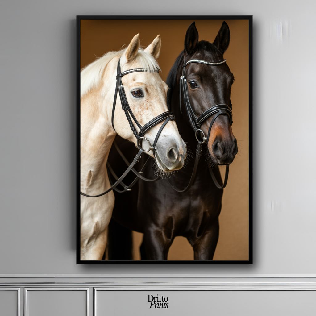 (FD22) Harmony in Contrast - Framed matte paper poster