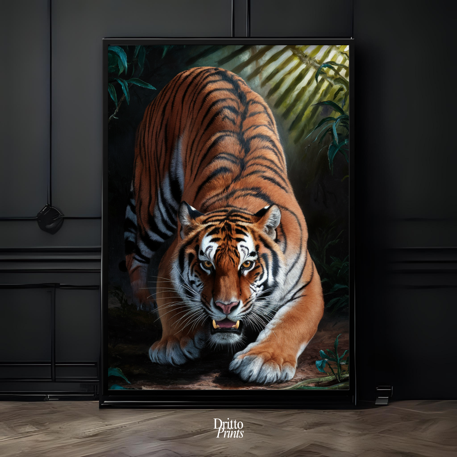 (FD11) Coiled Majesty - Framed matte paper poster