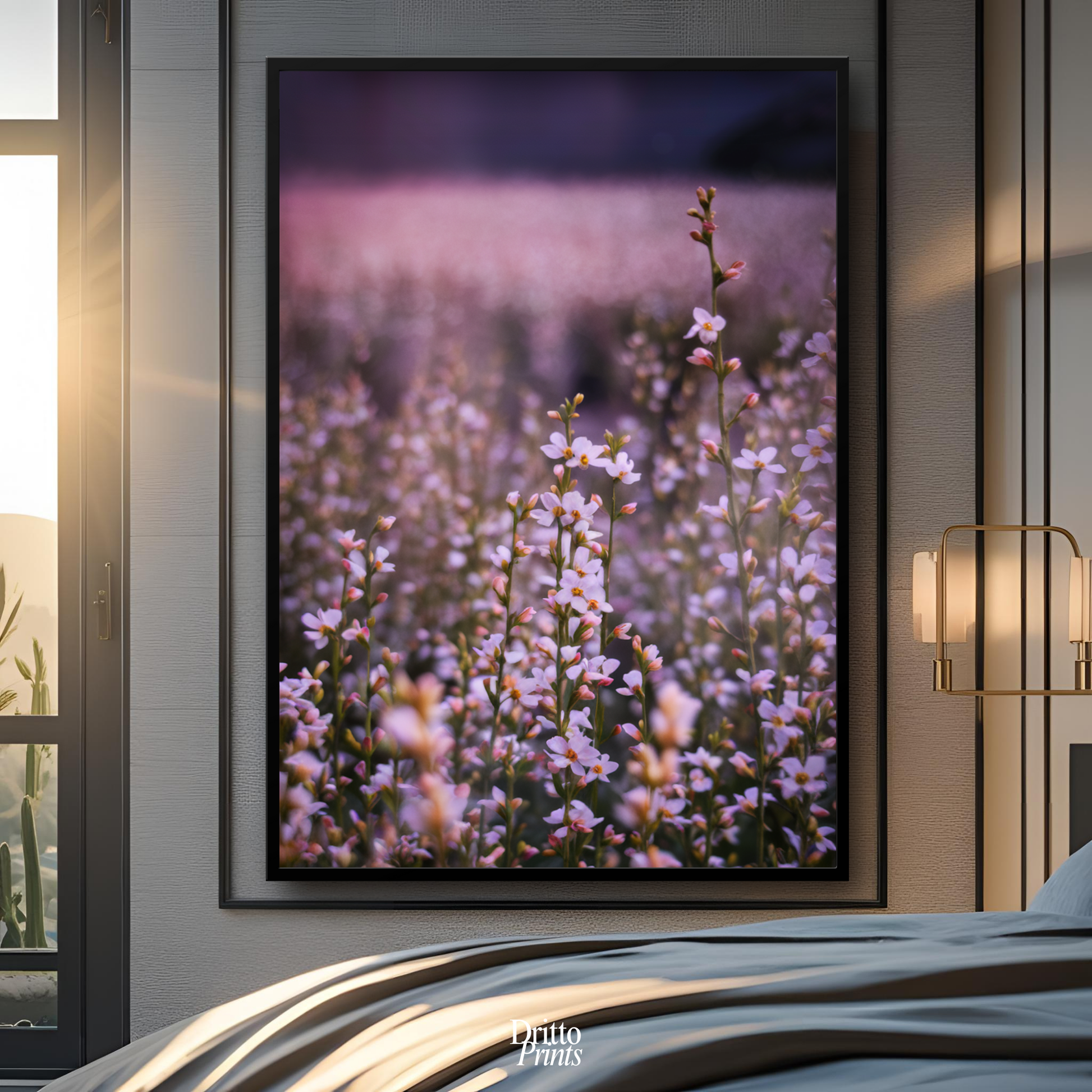 (FD23) Bloom Before the Fade - Framed matte paper poster