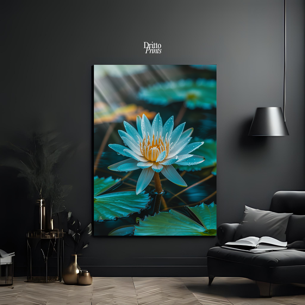 (CD5) Tranquil Water Lily - Canvas