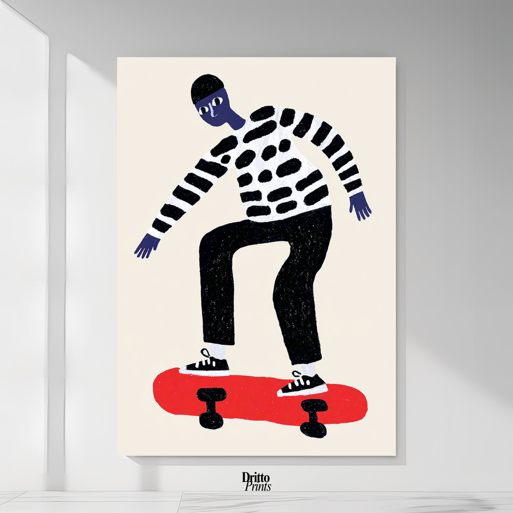 (PD40) Below the Board - Poster