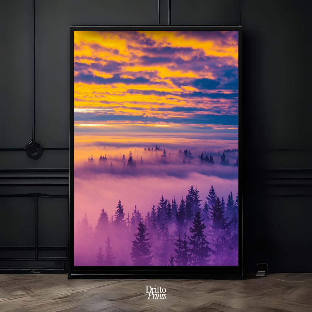 (FD13) Light Between Worlds - Framed matte paper poster
