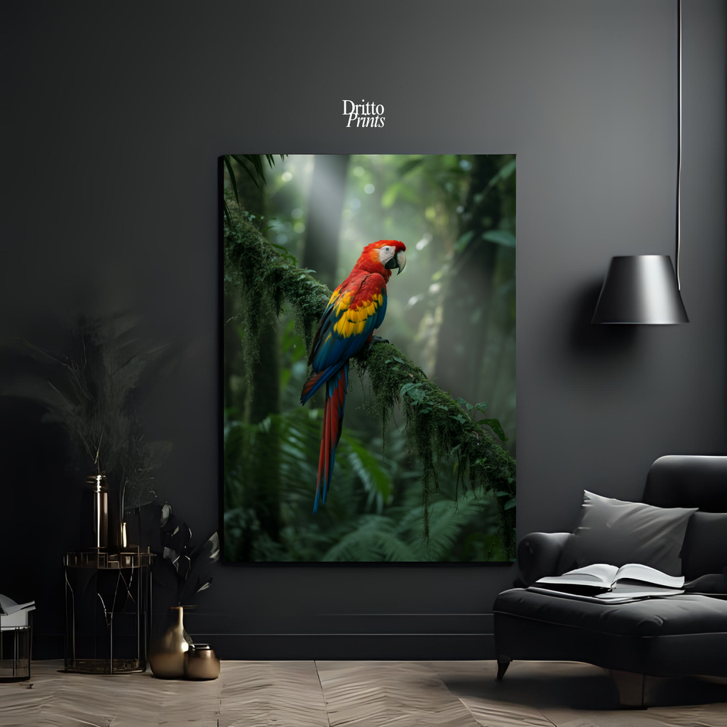 (CF1) Heart of the Rainforest - Framed canvas