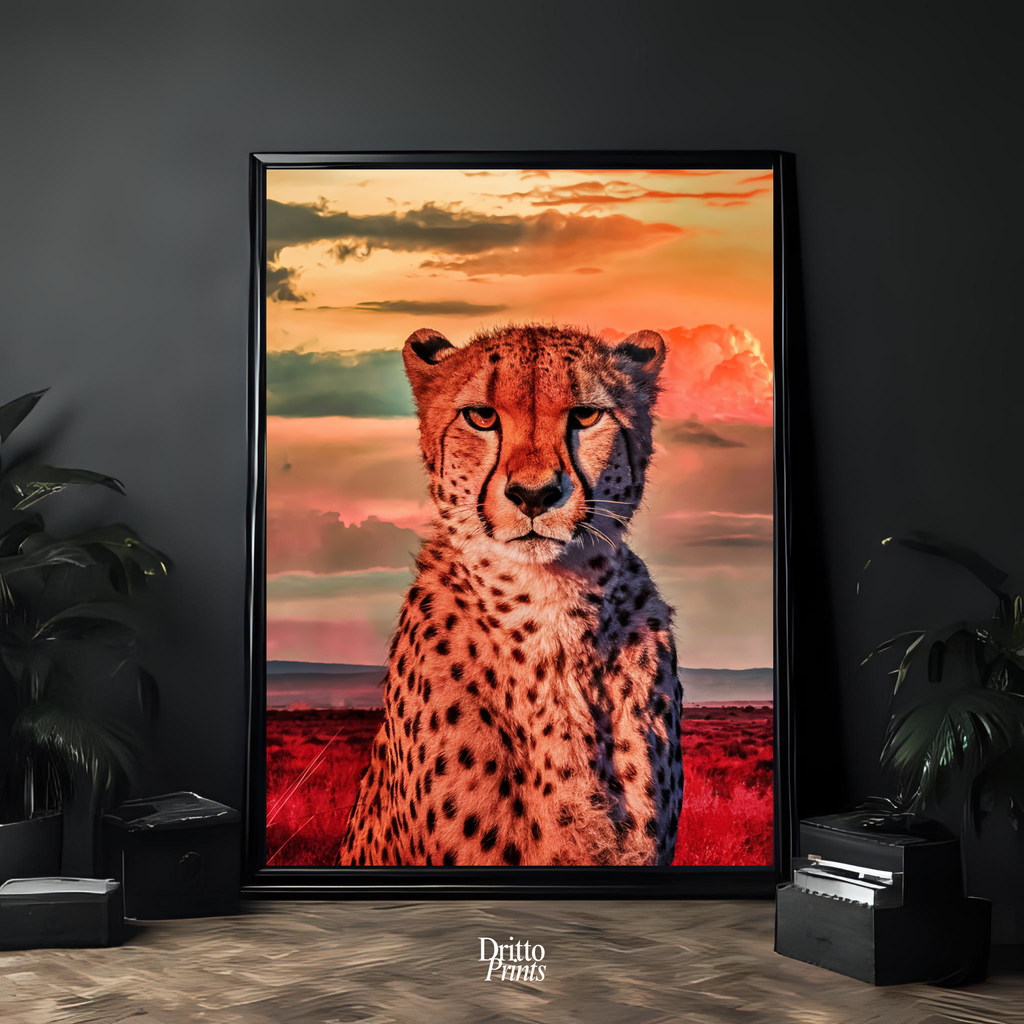 (FD12) Speed & Sky - Framed matte paper poster
