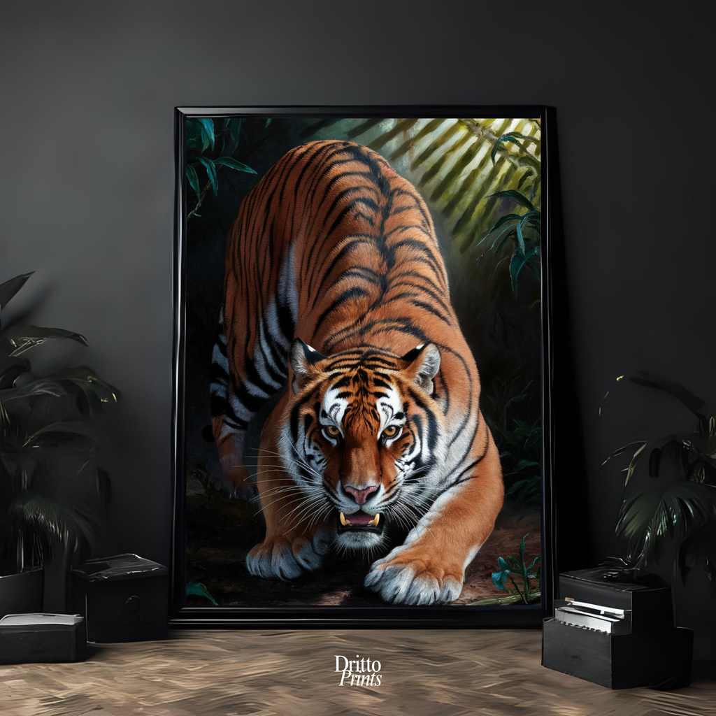 (FD11) Coiled Majesty - Framed matte paper poster
