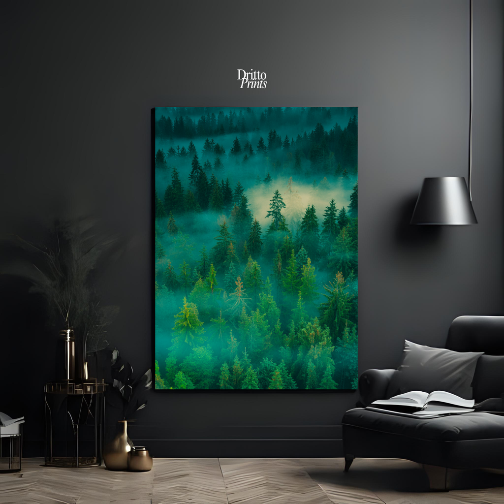 (CD4) Into the Morning Mist - Canvas