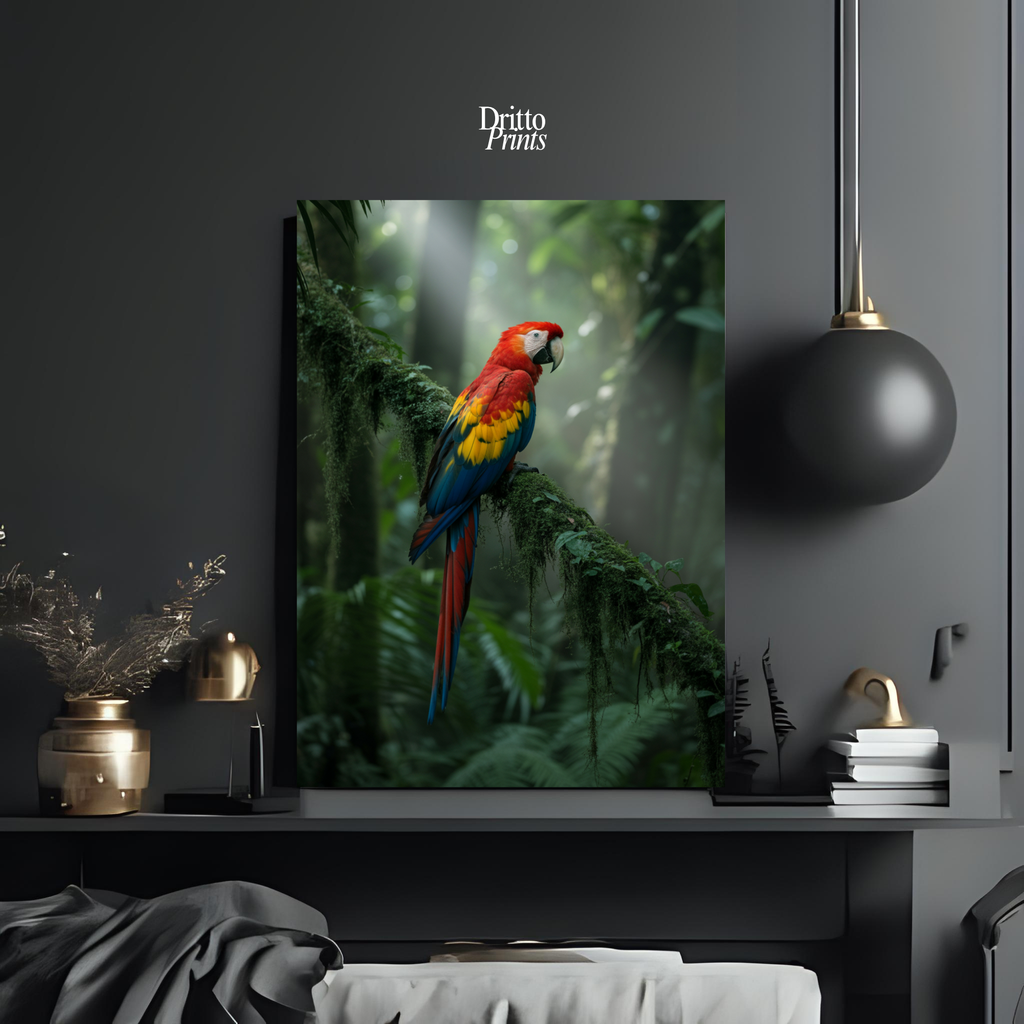 (CF1) Heart of the Rainforest - Framed canvas