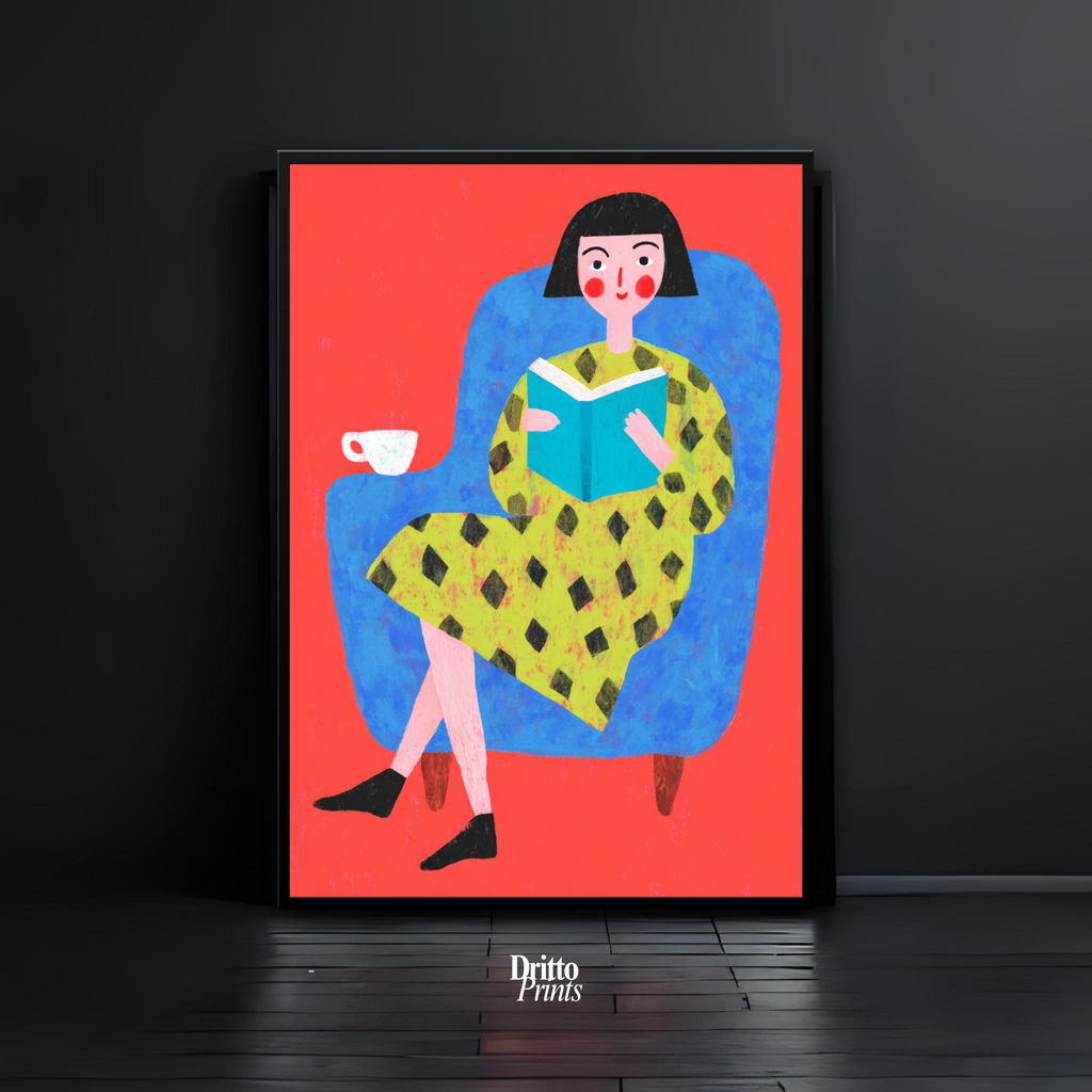 (FD46) A Moment with a Story - Framed matte paper poster