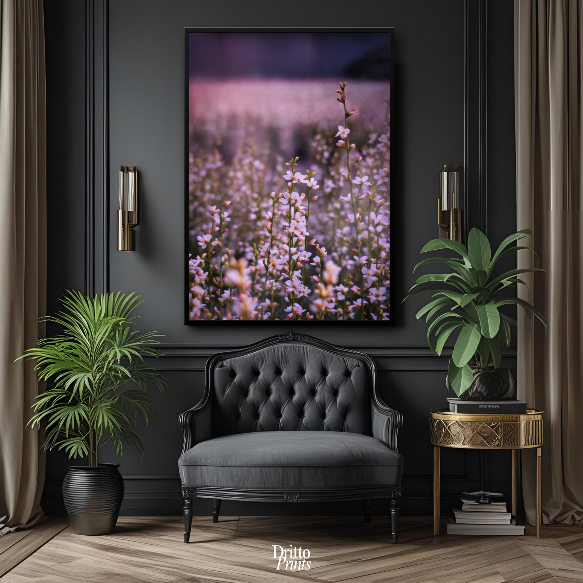 (FD23) Bloom Before the Fade - Framed matte paper poster