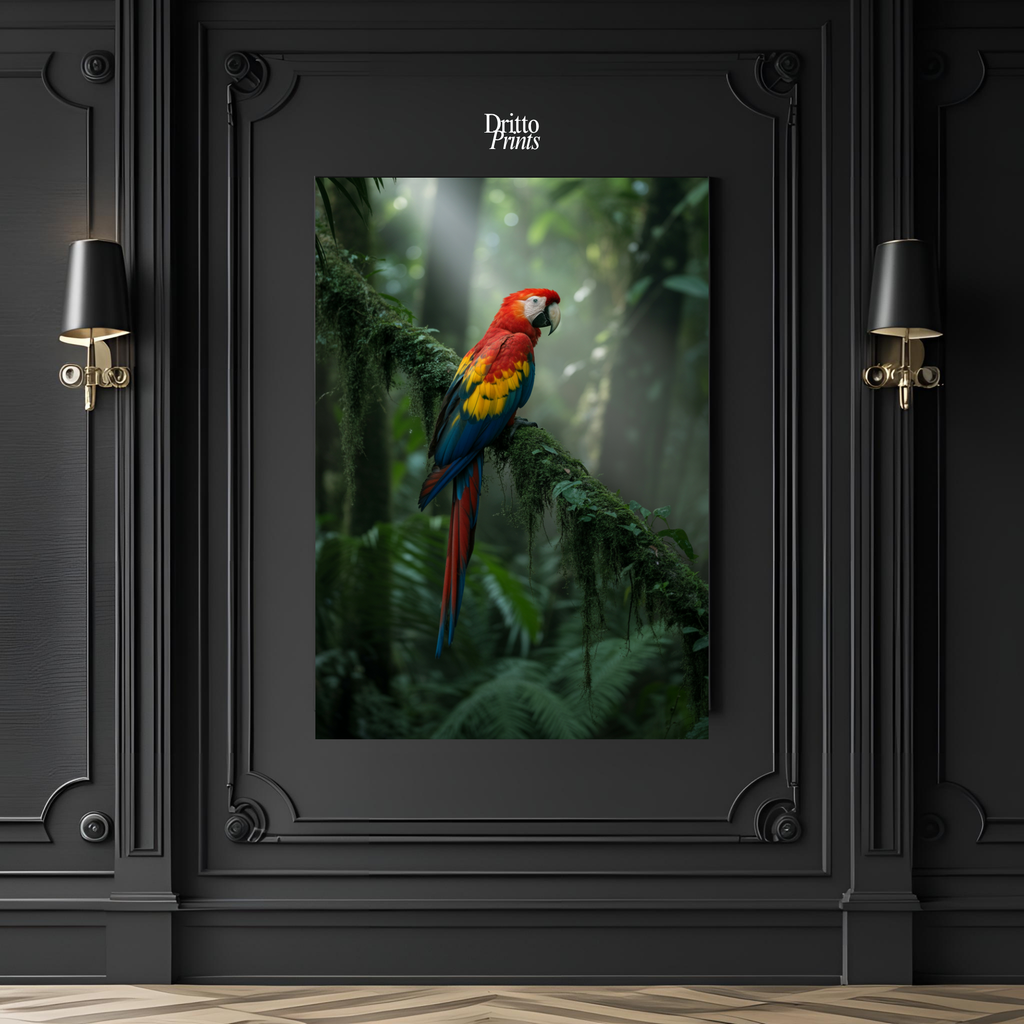 (CF1) Heart of the Rainforest - Framed canvas