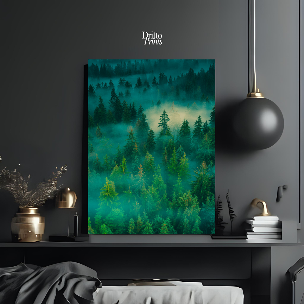 (CD4) Into the Morning Mist - Canvas