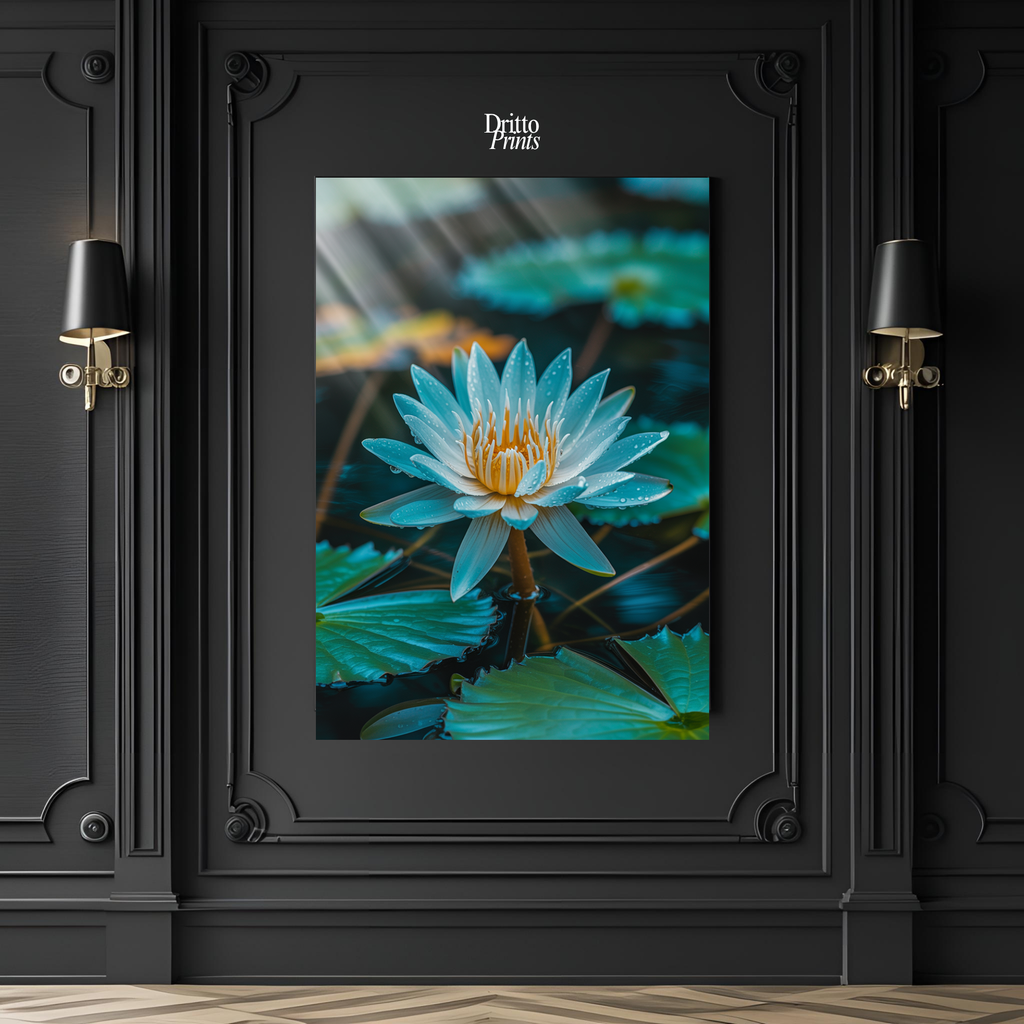 (CD5) Tranquil Water Lily - Canvas