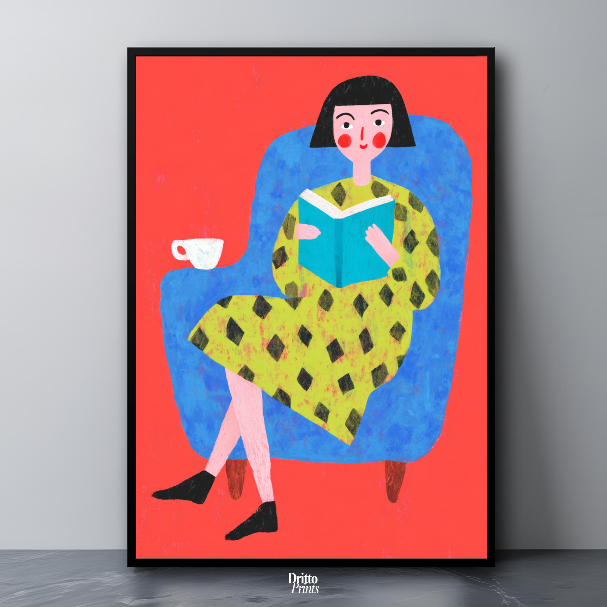 (FD46) A Moment with a Story - Framed matte paper poster