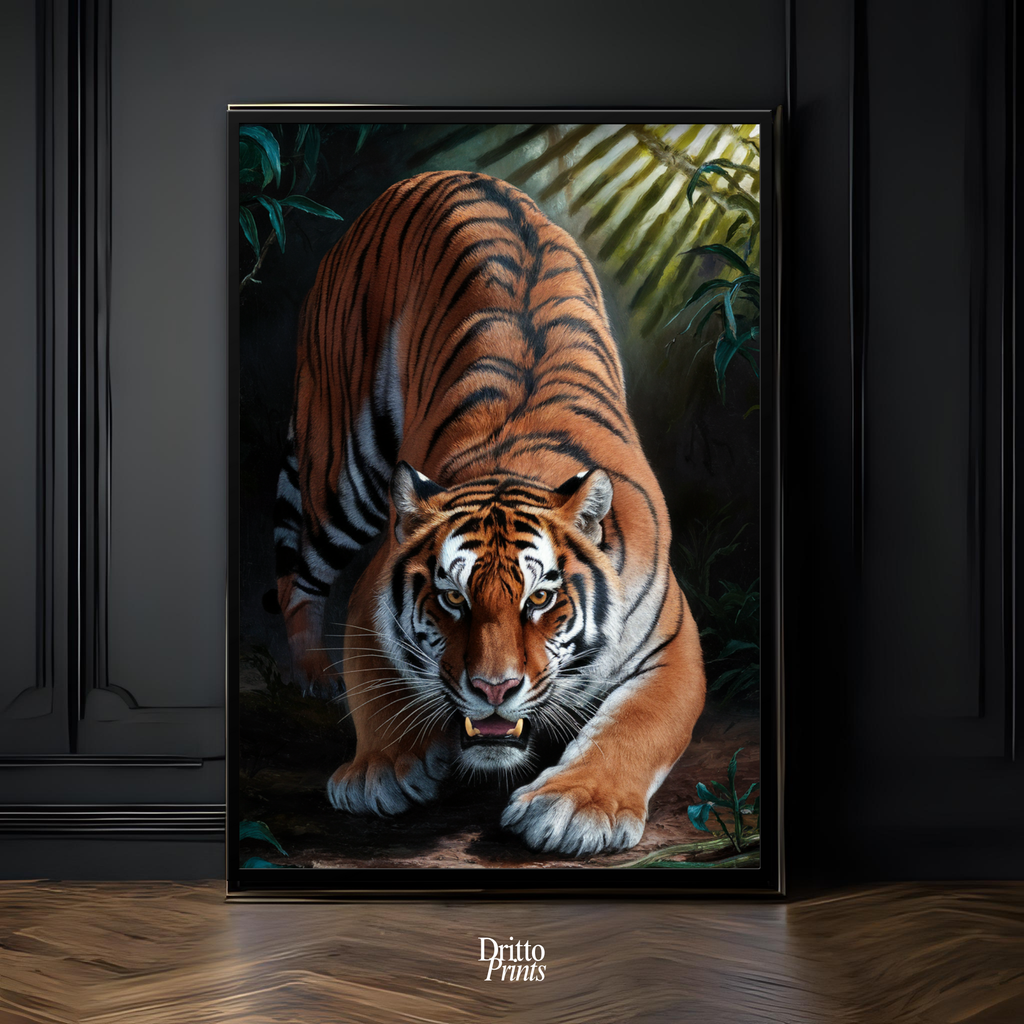 (FD11) Coiled Majesty - Framed matte paper poster