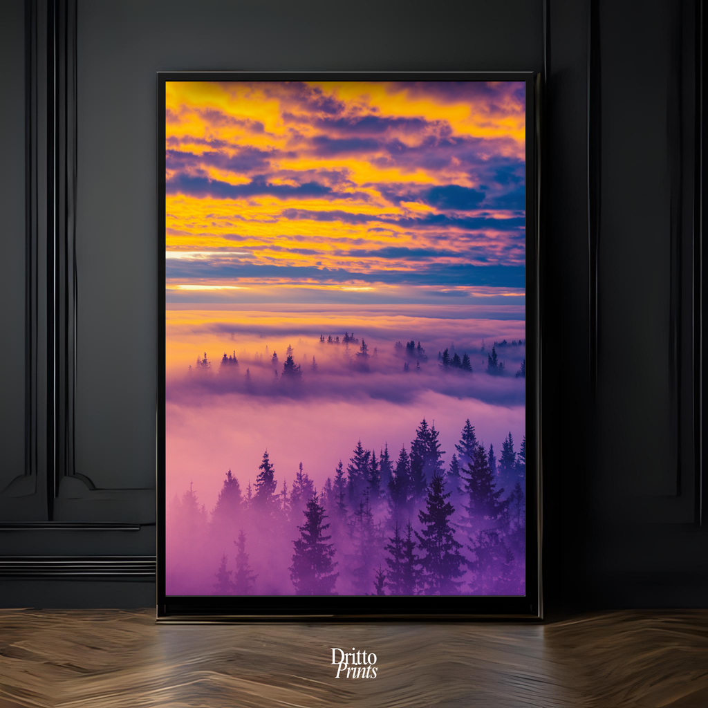 (FD13) Light Between Worlds - Framed matte paper poster