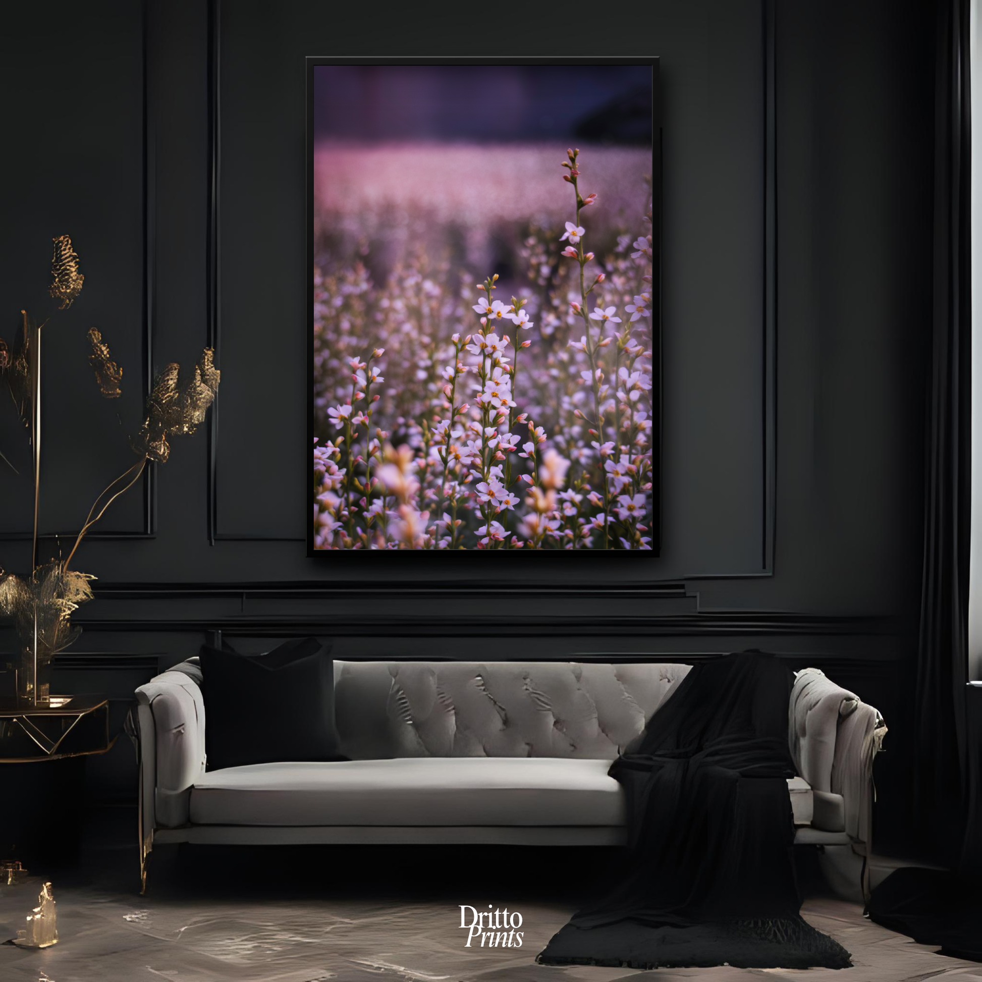 (FD23) Bloom Before the Fade - Framed matte paper poster