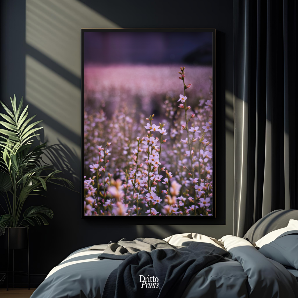 (FD23) Bloom Before the Fade - Framed matte paper poster