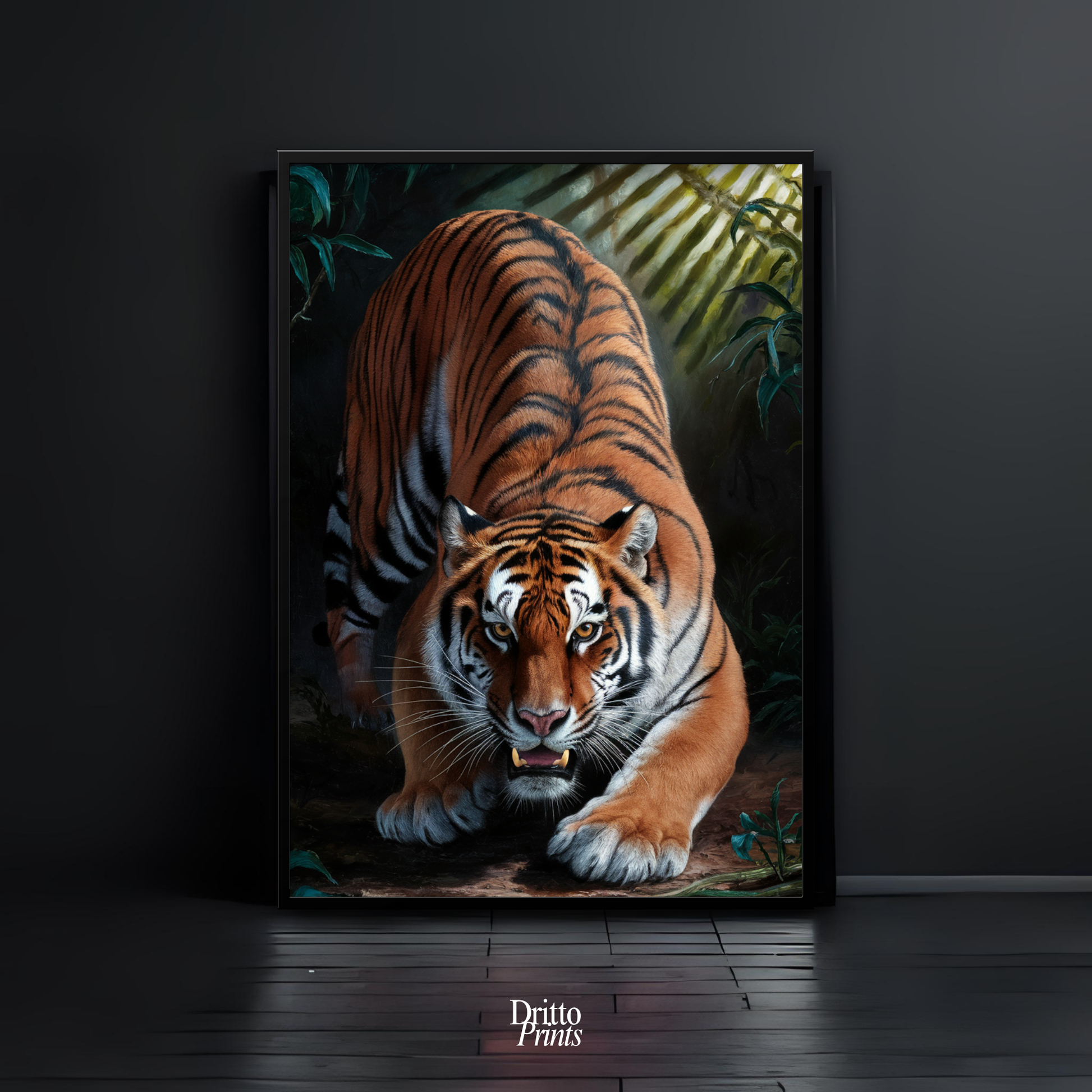 (FD11) Coiled Majesty - Framed matte paper poster