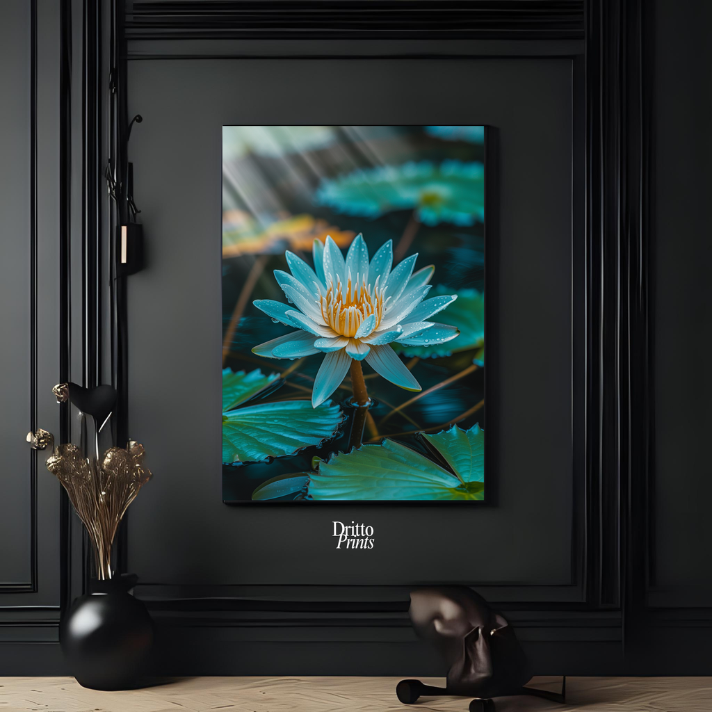 (CD5) Tranquil Water Lily - Canvas