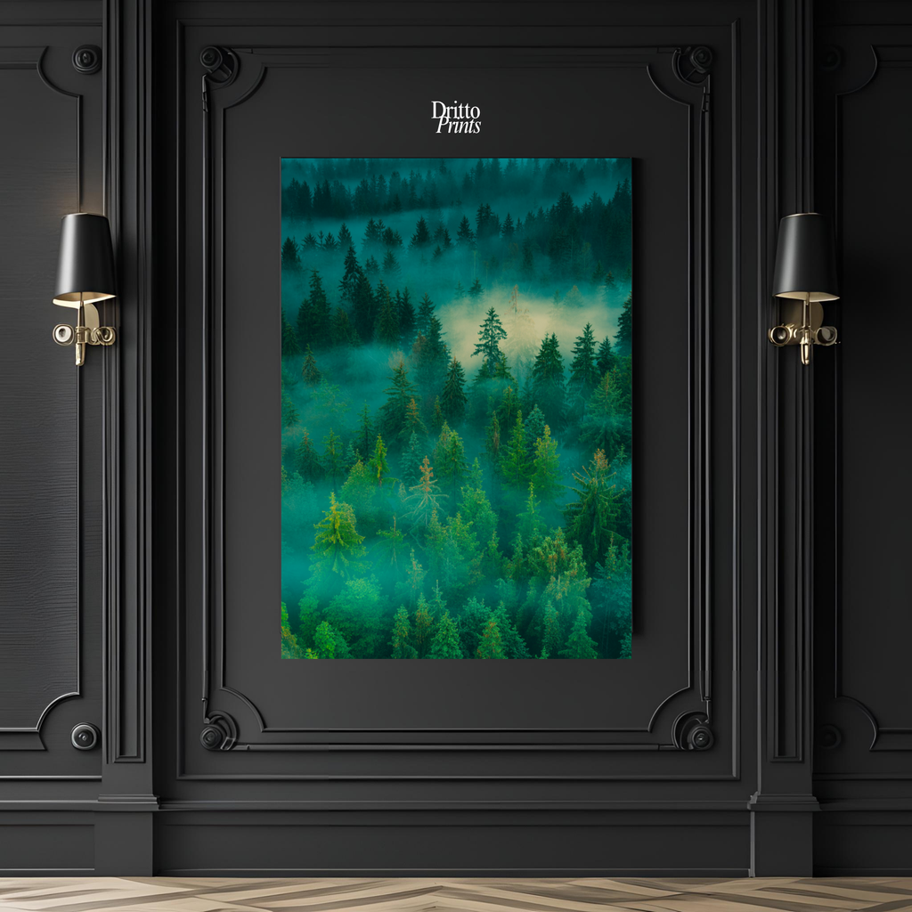 (CD4) Into the Morning Mist - Canvas
