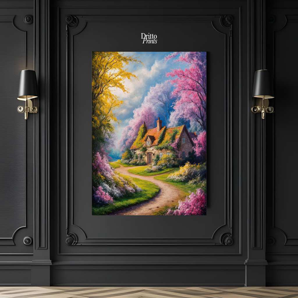 (CD2) Cottage in Bloom - Canvas