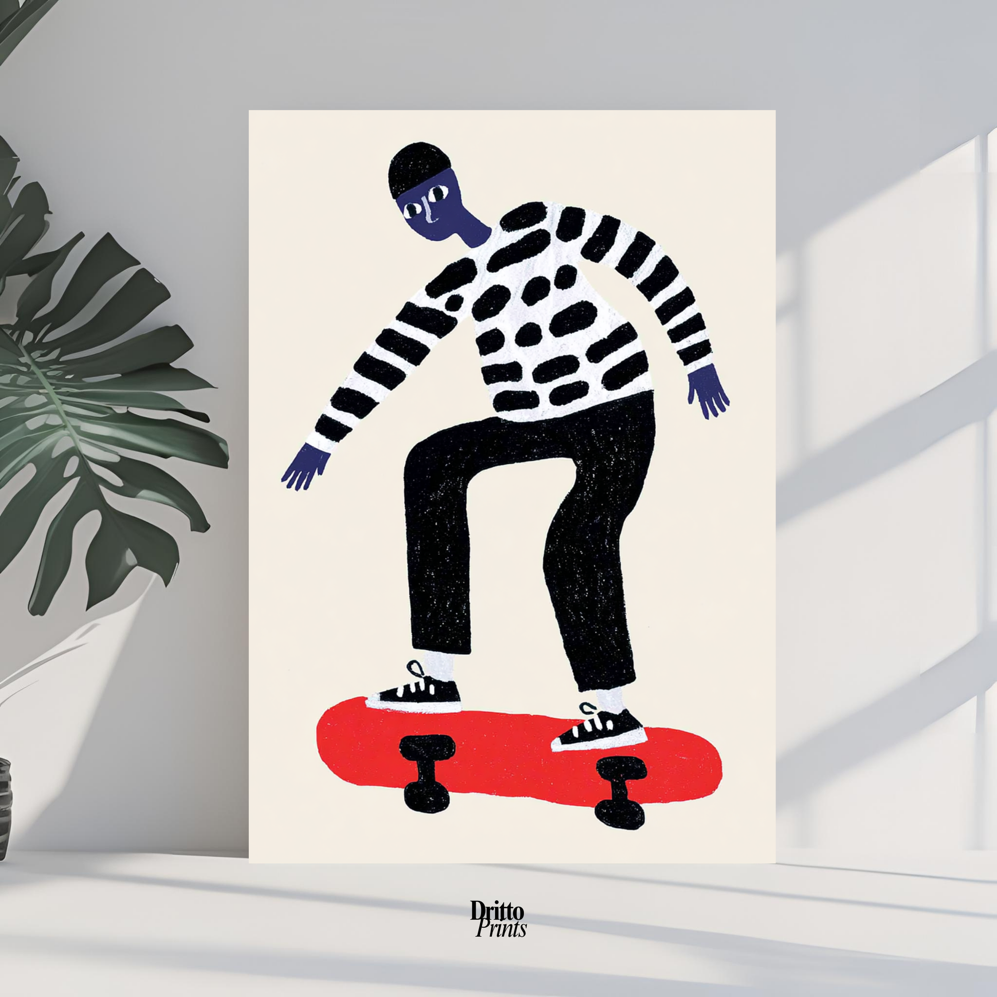 (PD40) Below the Board - Poster