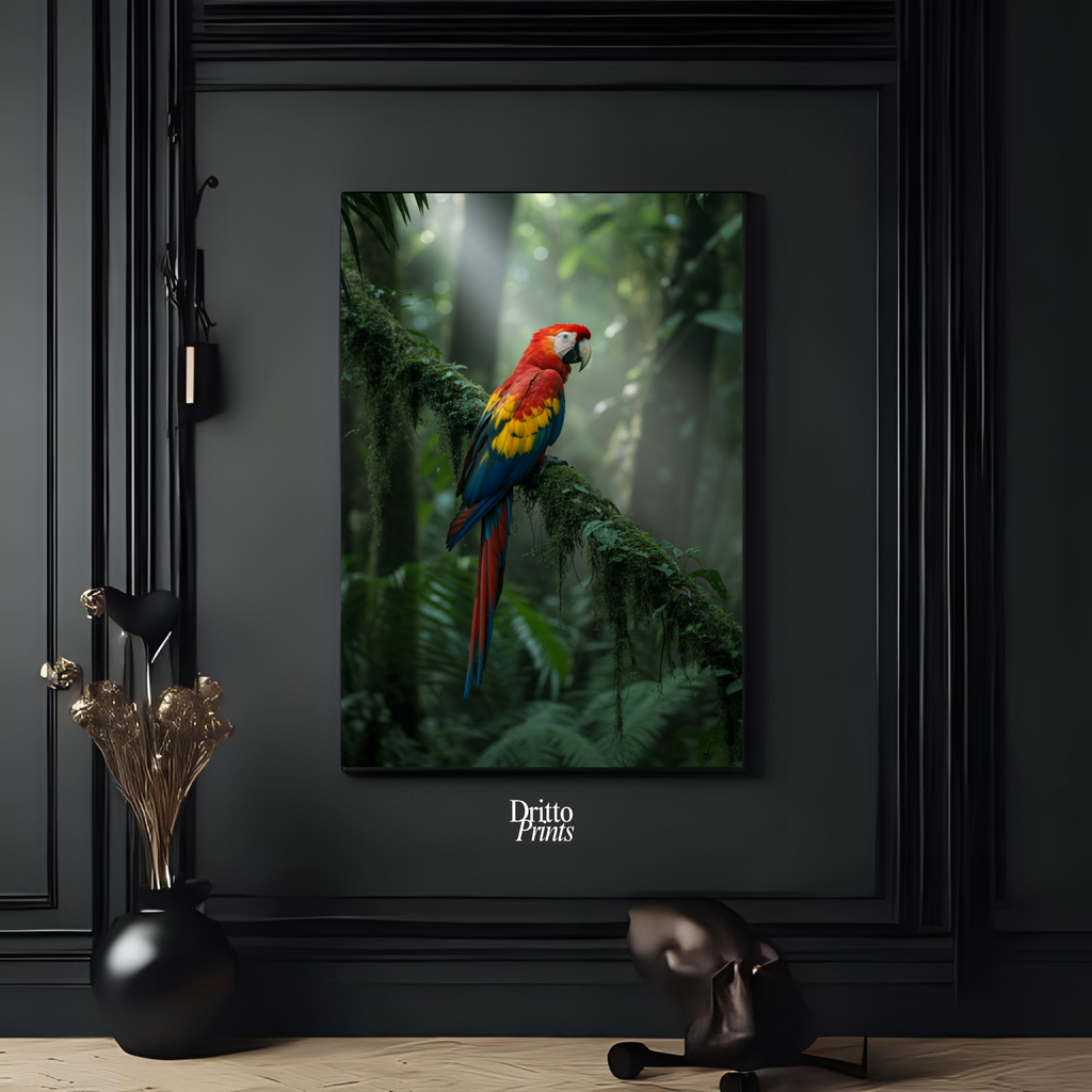 (CF1) Heart of the Rainforest - Framed canvas