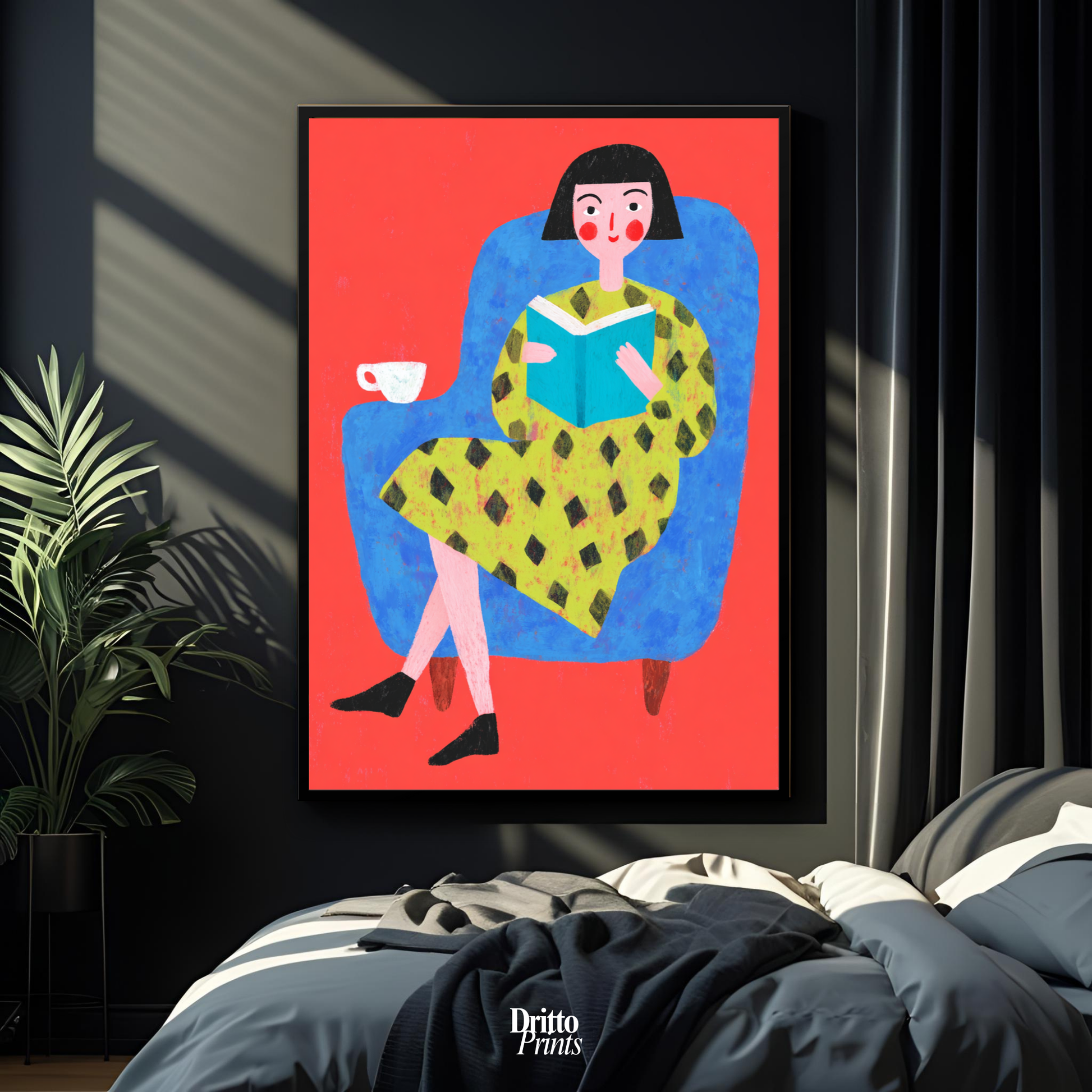 (FD46) A Moment with a Story - Framed matte paper poster