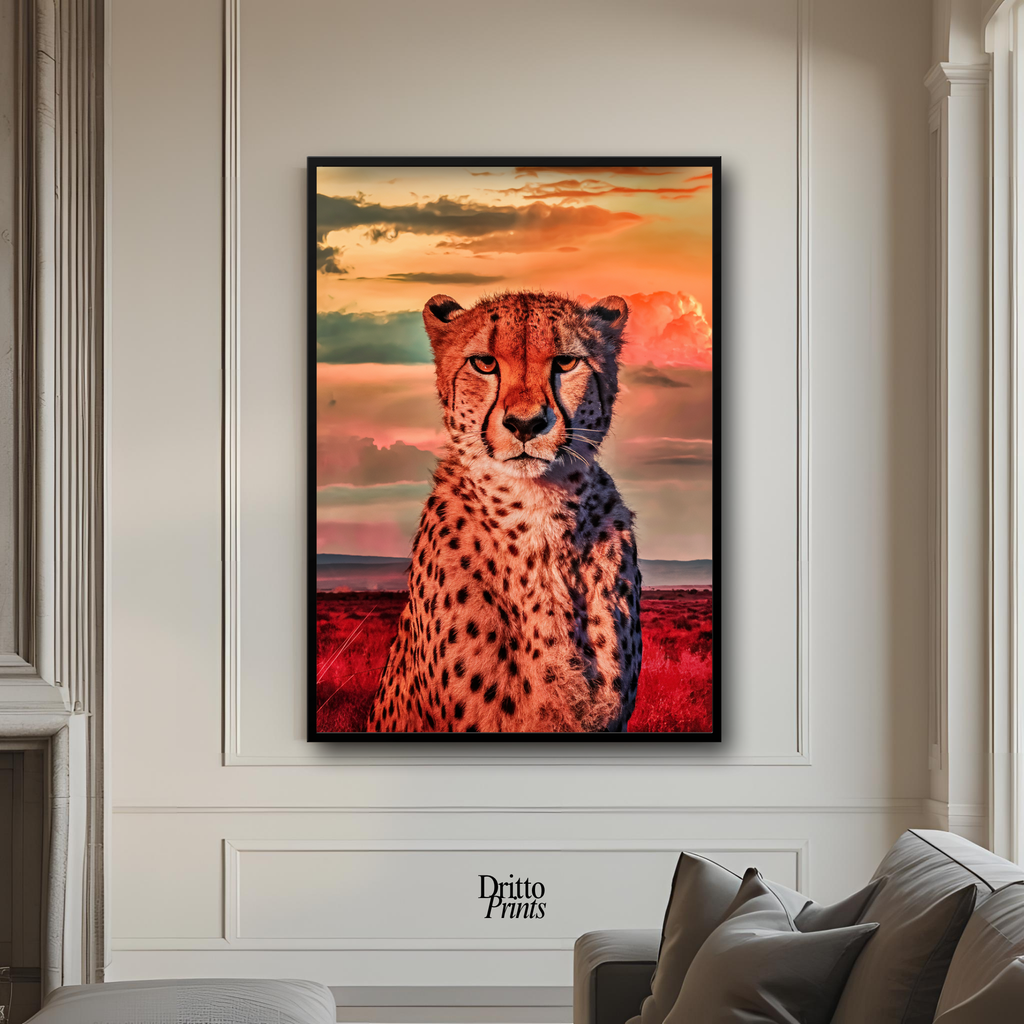 (FD12) Speed & Sky - Framed matte paper poster