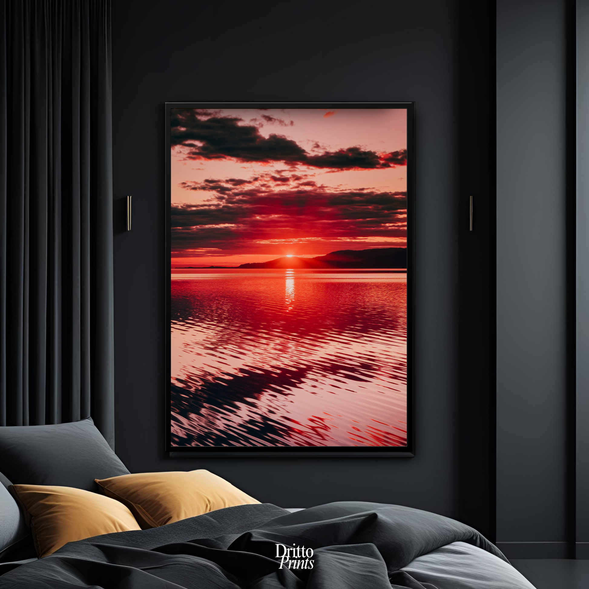 (FD27) View of Eternity - Framed matte paper poster