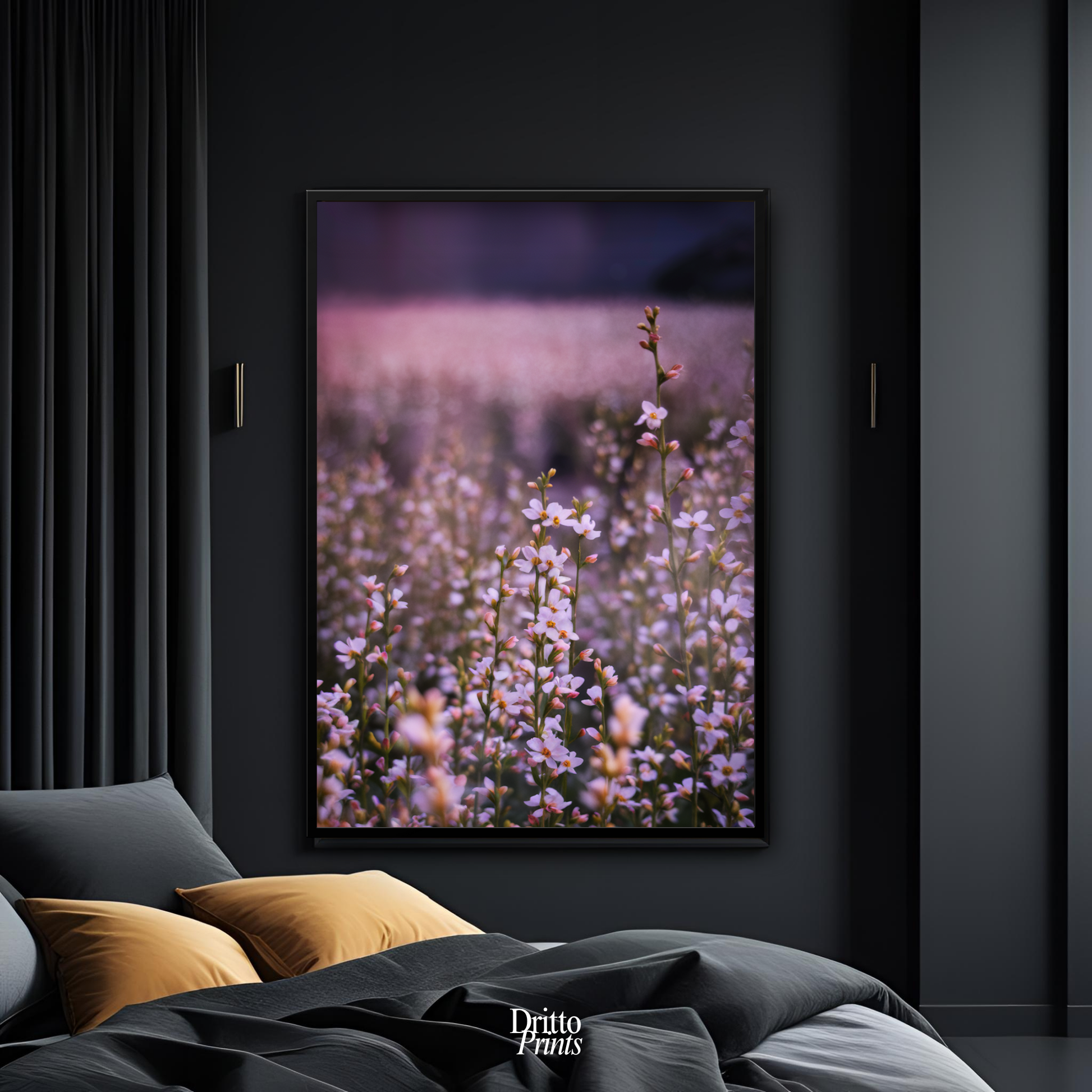 (FD23) Bloom Before the Fade - Framed matte paper poster