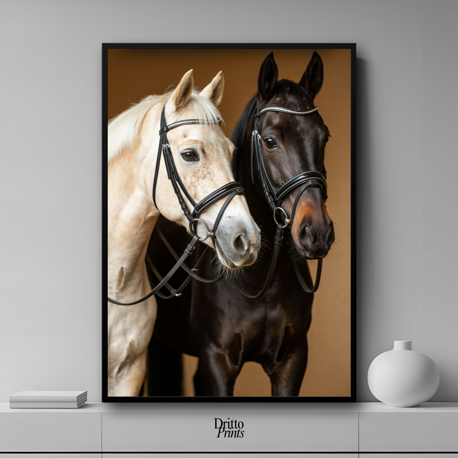 (FD22) Harmony in Contrast - Framed matte paper poster