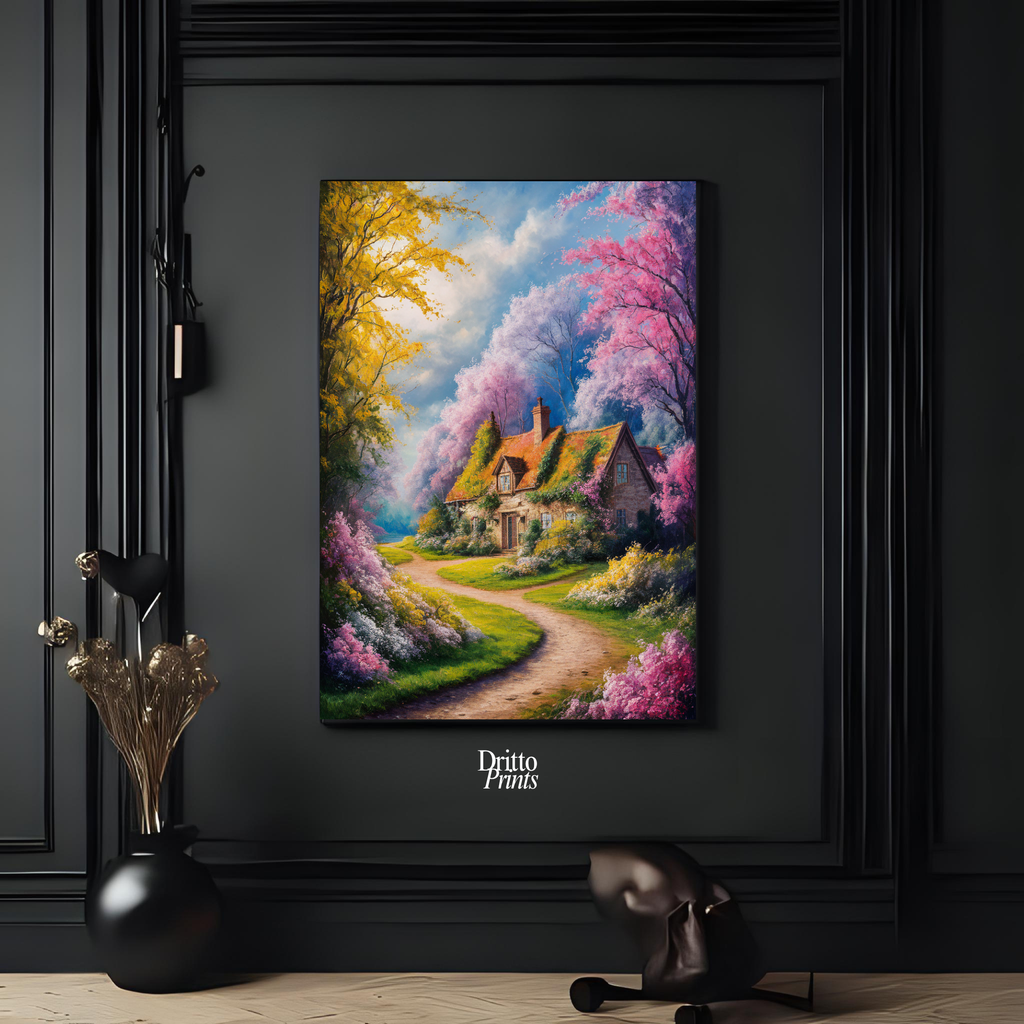 (CD2) Cottage in Bloom - Canvas