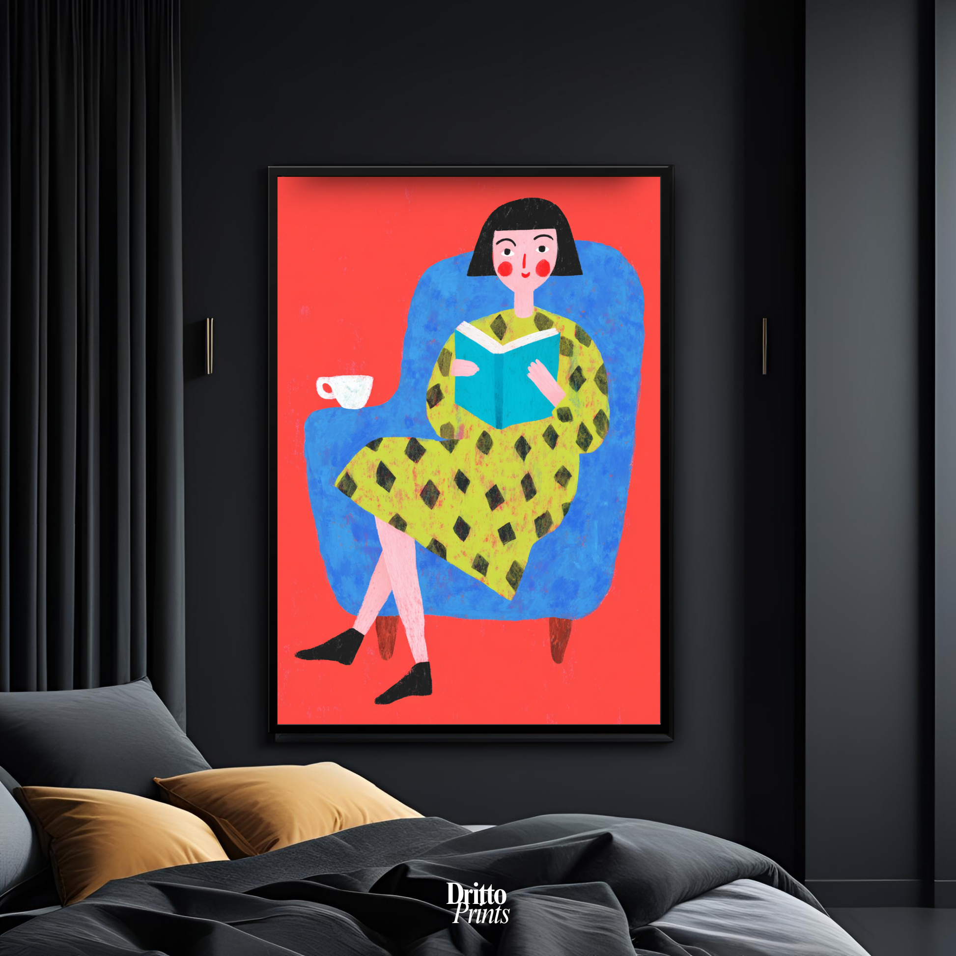 (FD46) A Moment with a Story - Framed matte paper poster