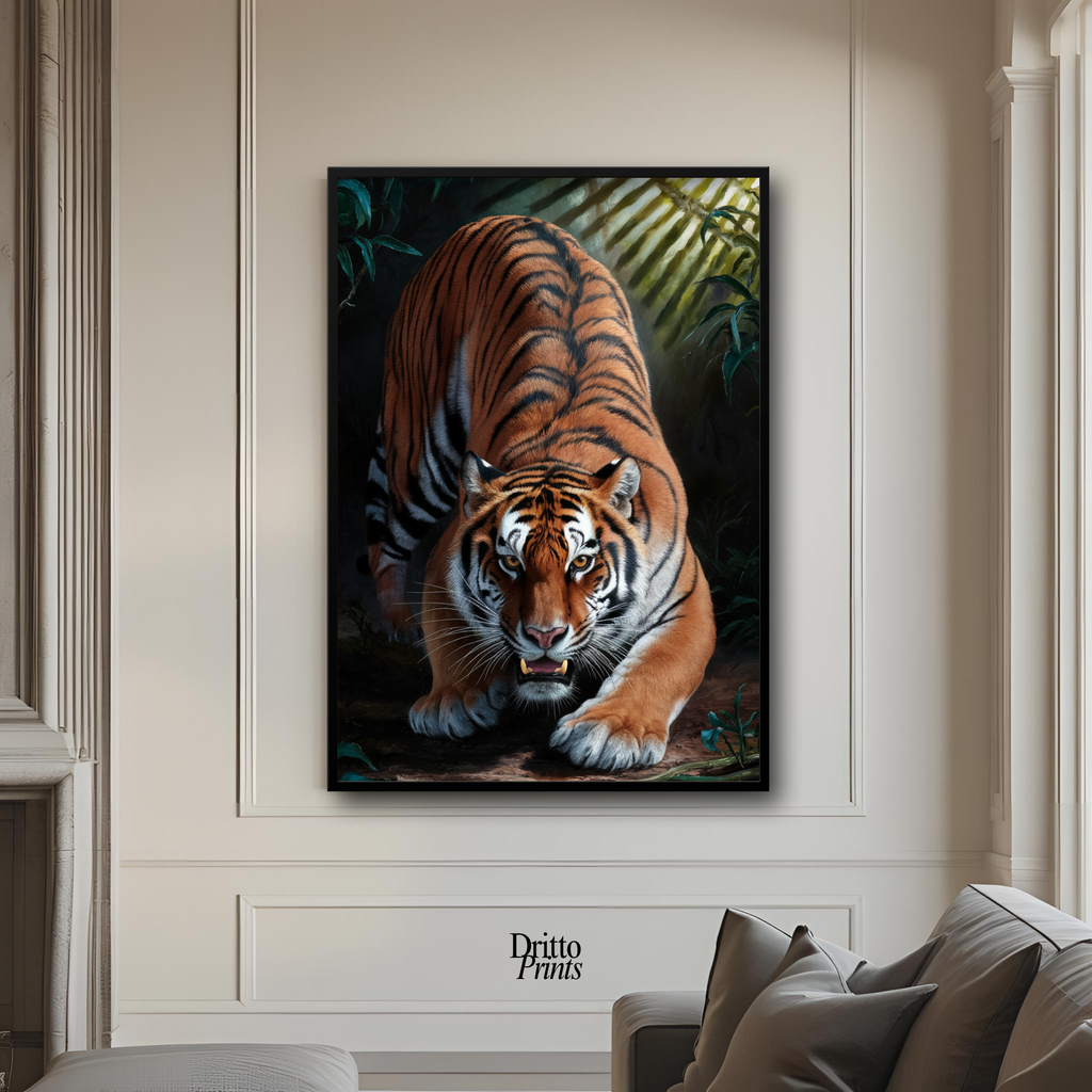 (FD11) Coiled Majesty - Framed matte paper poster