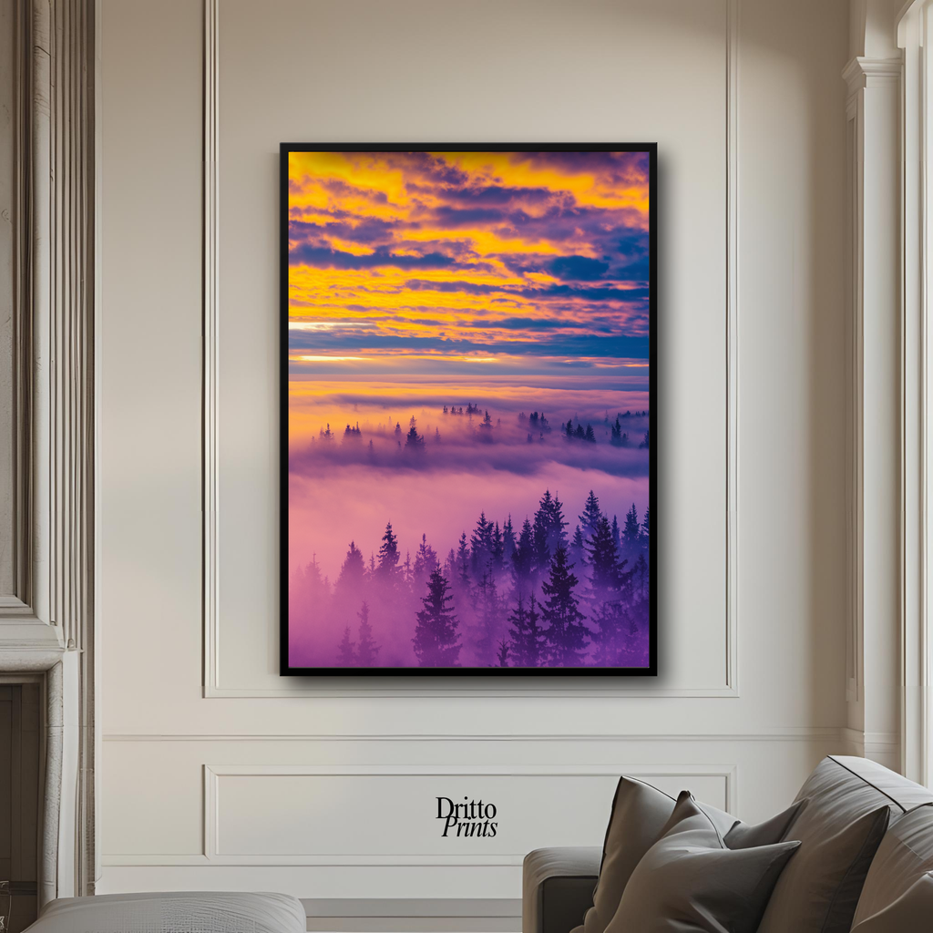 (FD13) Light Between Worlds - Framed matte paper poster