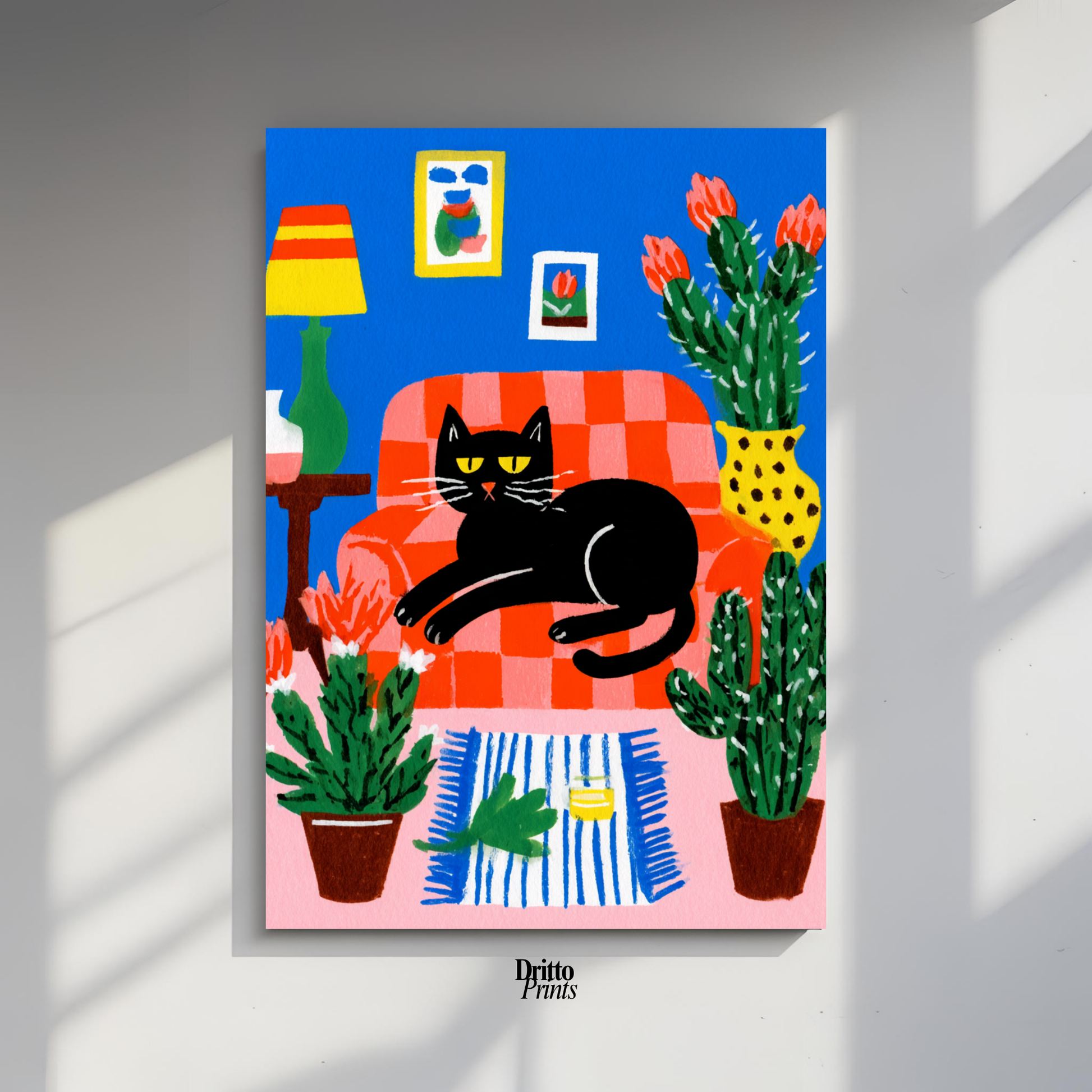 (PD32) Afternoon with the Cat - Poster