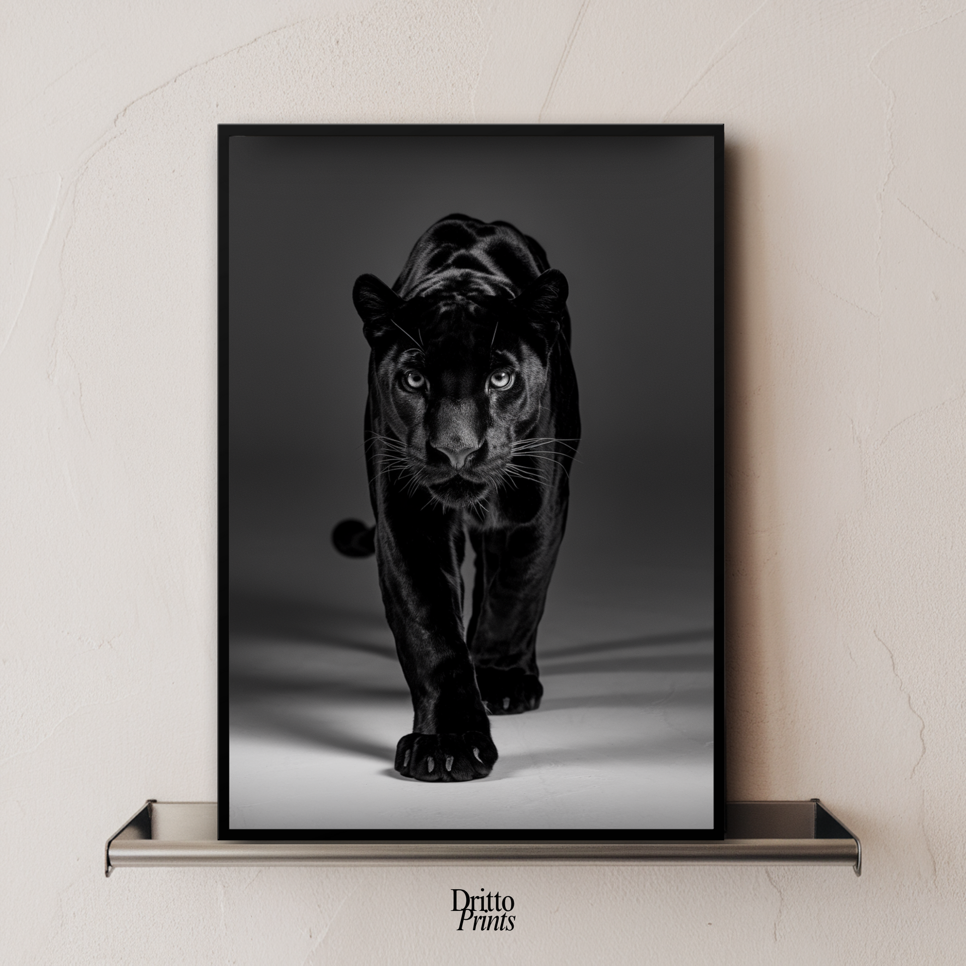 (FD7) Eyes of the Hunt - Framed matte paper poster
