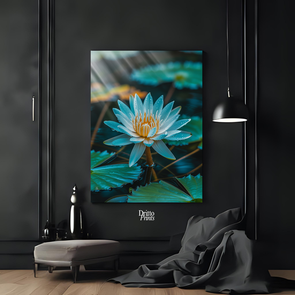 (CD5) Tranquil Water Lily - Canvas