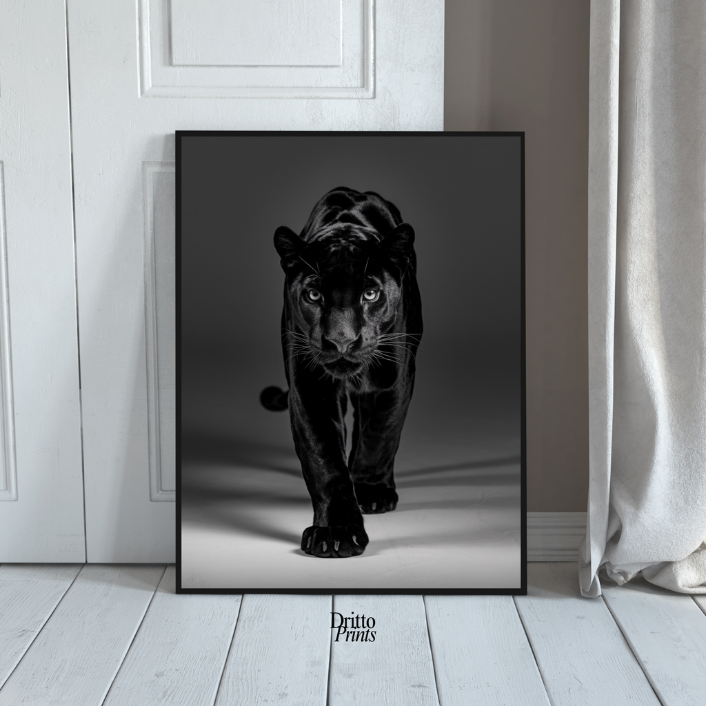 (FD7) Eyes of the Hunt - Framed matte paper poster