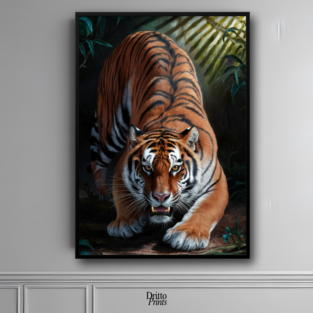 (FD11) Coiled Majesty - Framed matte paper poster