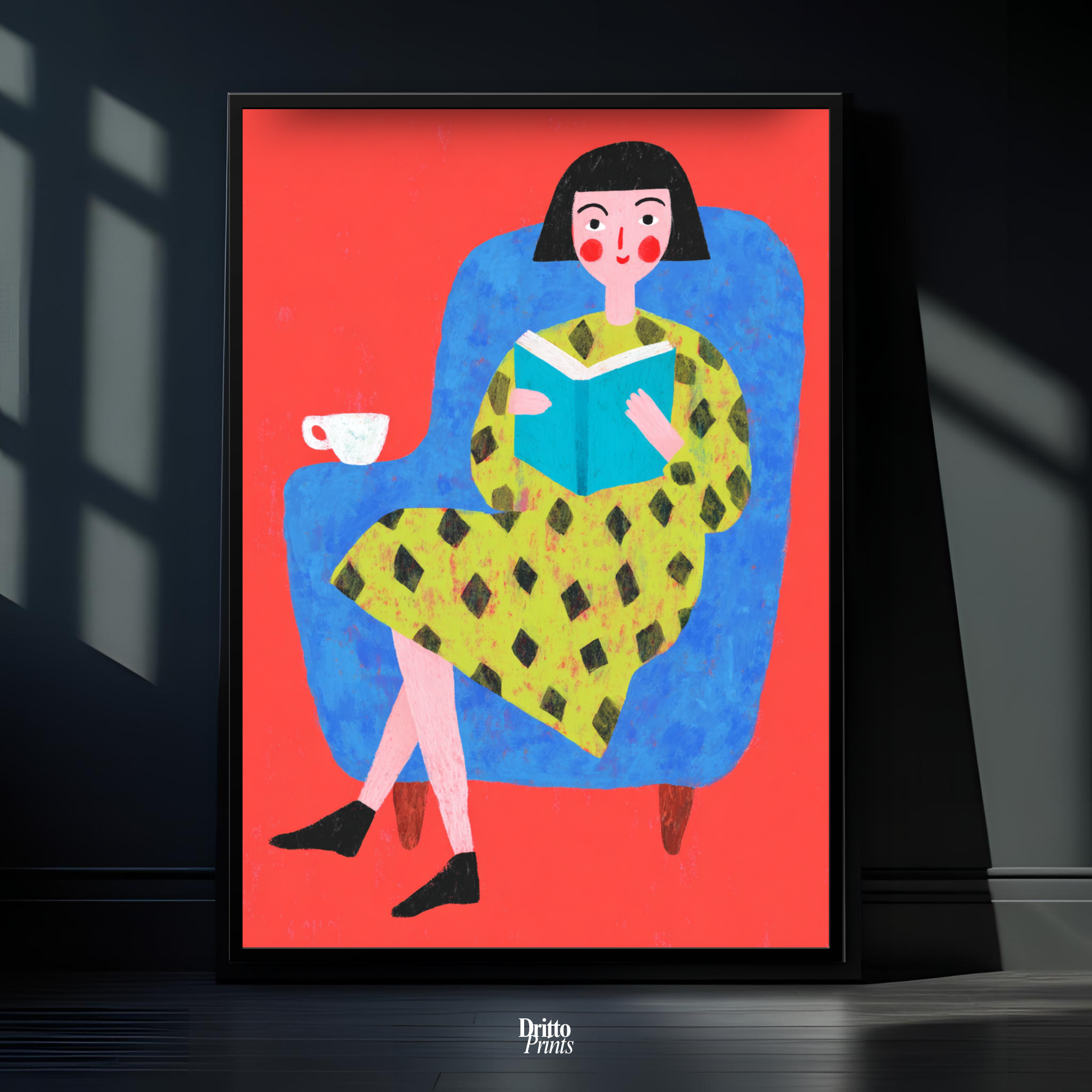 (FD46) A Moment with a Story - Framed matte paper poster