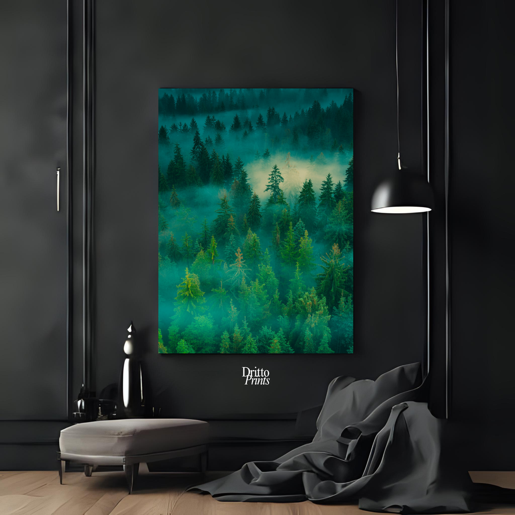 (CD4) Into the Morning Mist - Canvas