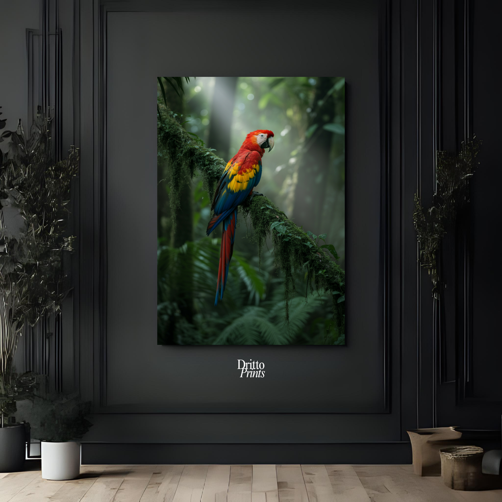 (CF1) Heart of the Rainforest - Framed canvas