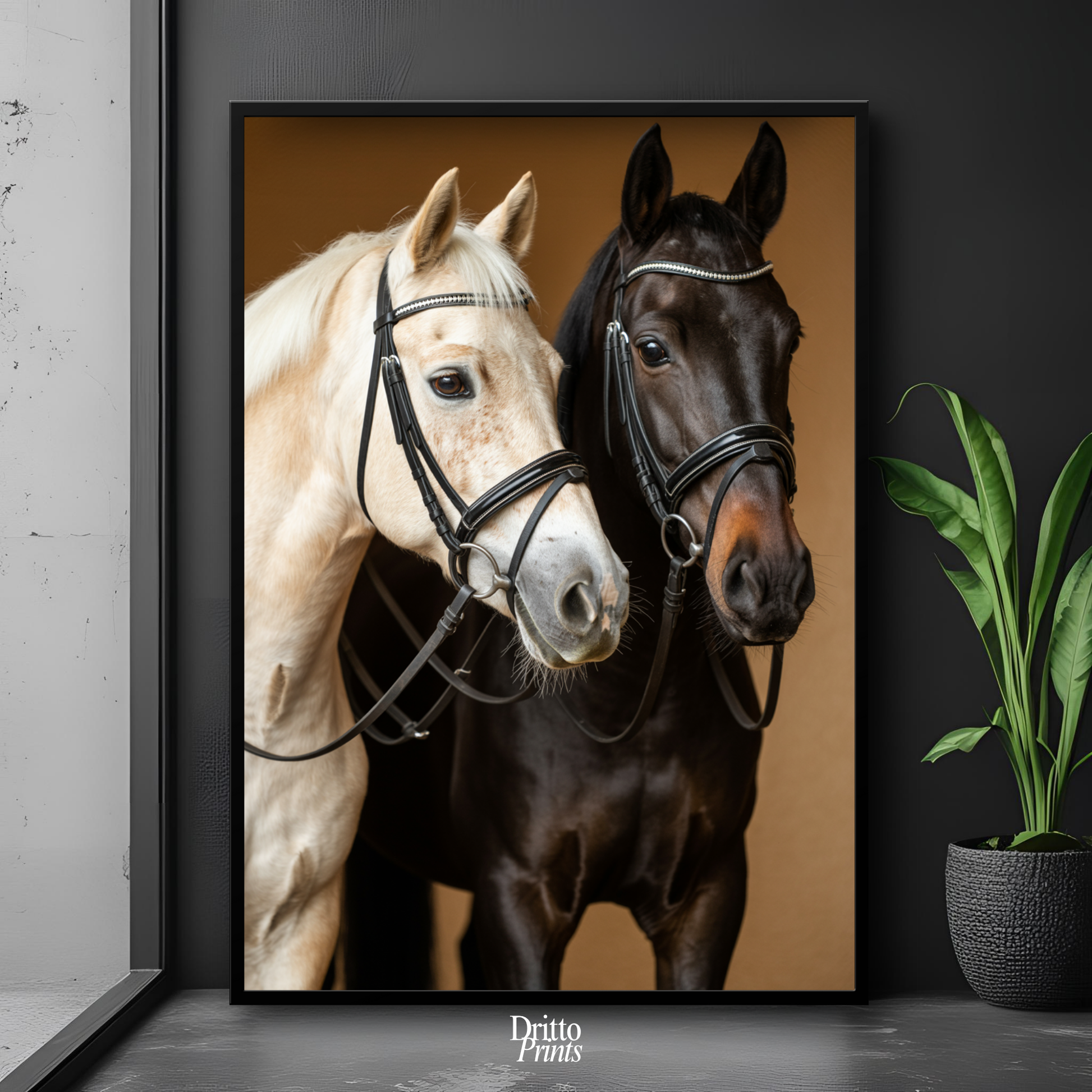 (FD22) Harmony in Contrast - Framed matte paper poster