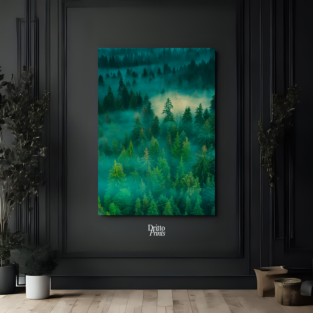 (CD4) Into the Morning Mist - Canvas