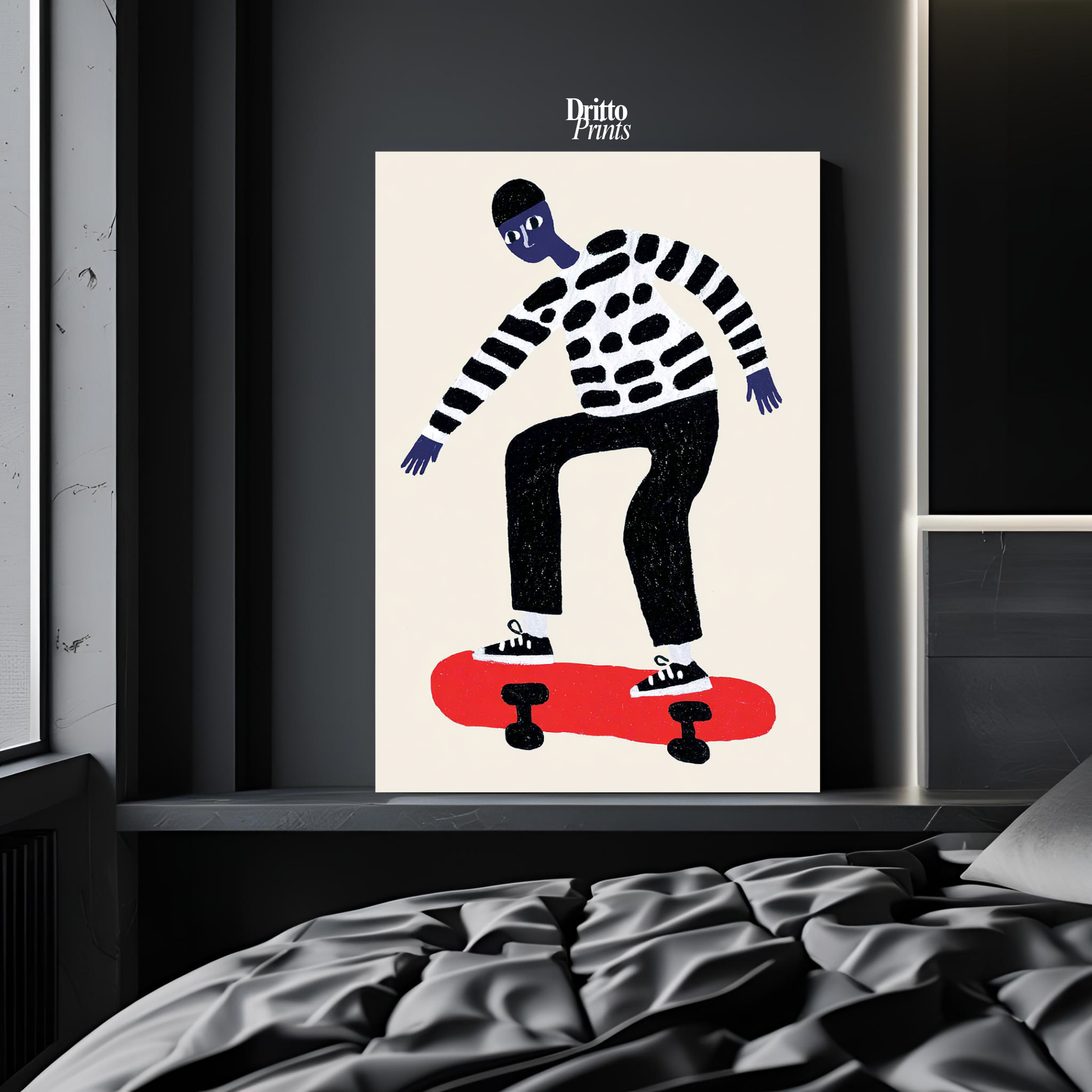 (PD40) Below the Board - Poster
