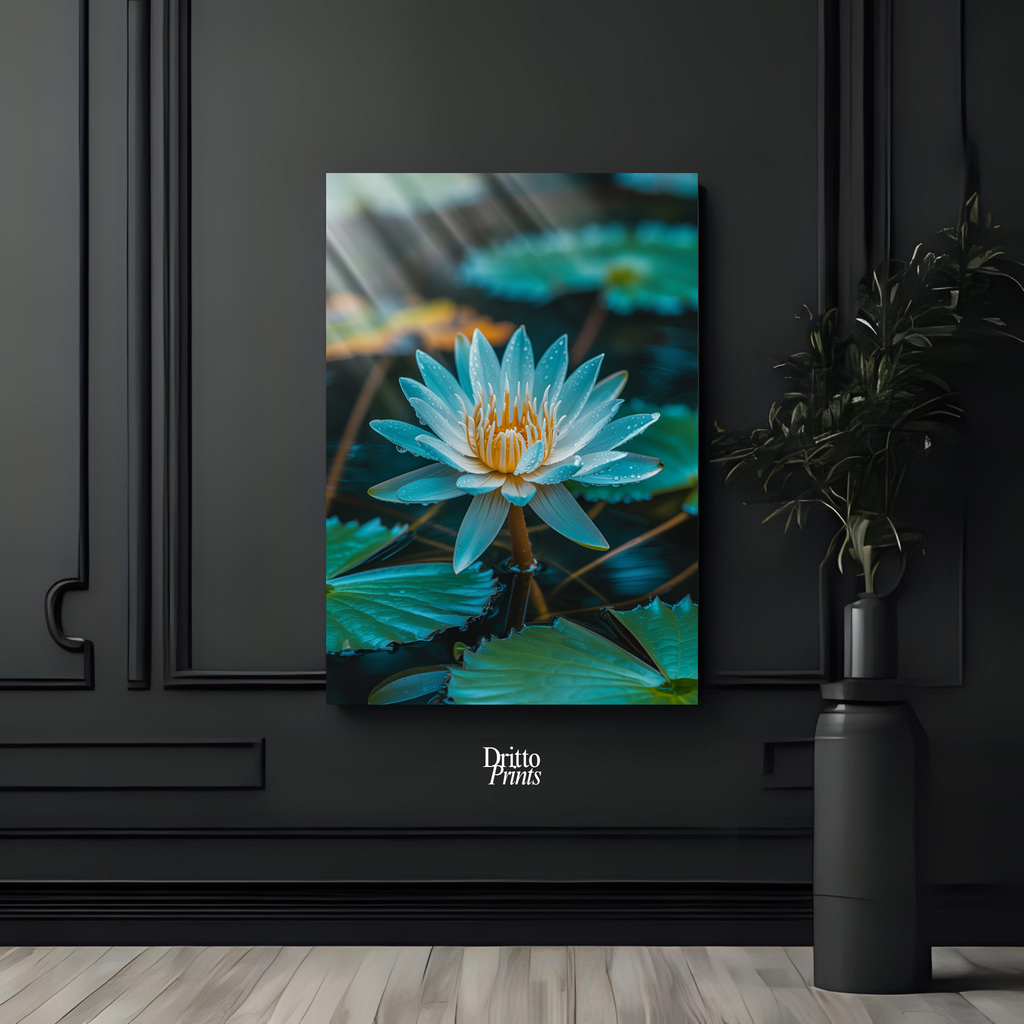 (CD5) Tranquil Water Lily - Canvas