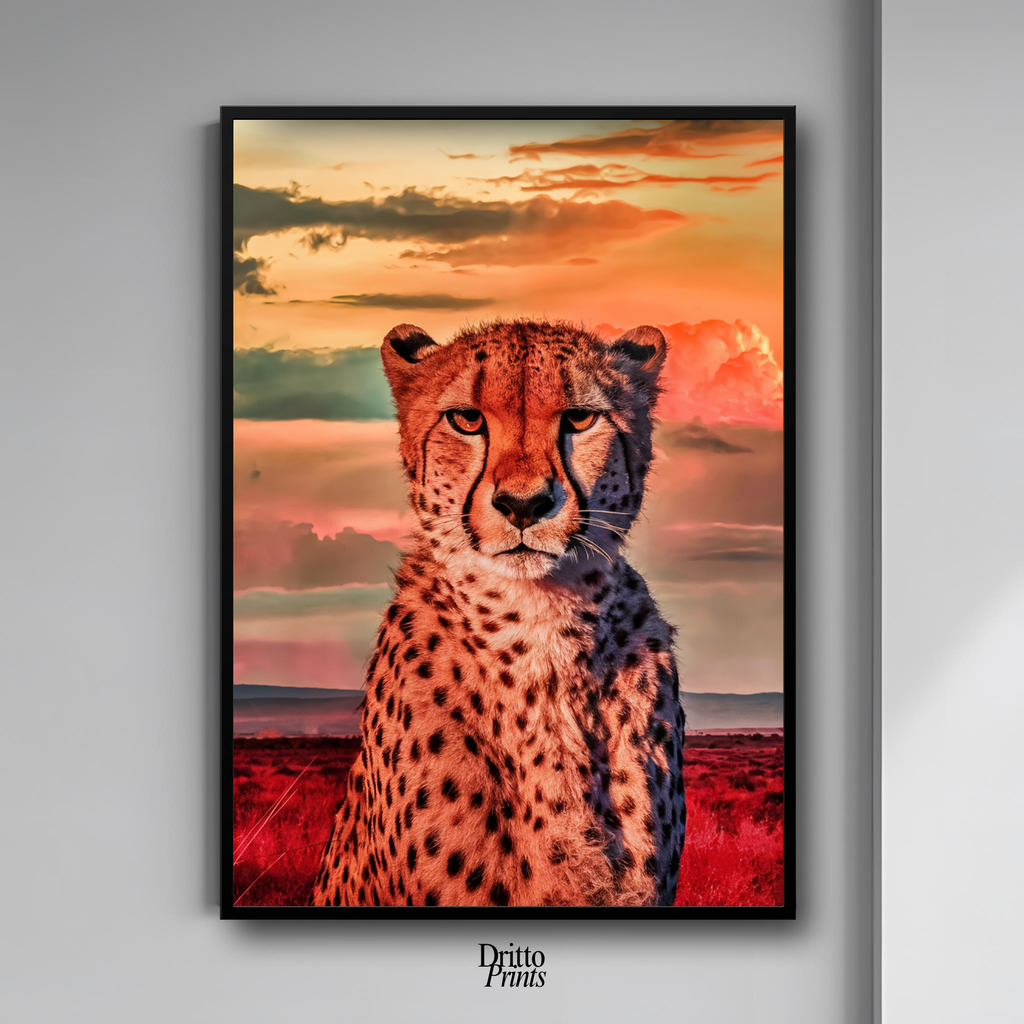(FD12) Speed & Sky - Framed matte paper poster