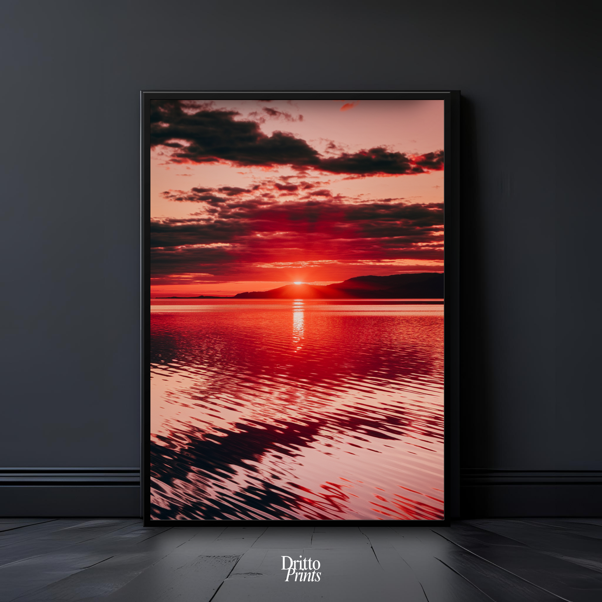 (FD27) View of Eternity - Framed matte paper poster
